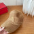 Loro Piana Suede Baseball Cap with Adjustable strap in dark beige