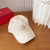 Loro Piana Suede Baseball Cap with Adjustable strap in white