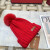 Loro Piana Women's Cashmere Beanie with Pom-Pom in red