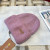 Loro Piana Women's Cashmere Beanie with Storm System in orchid pink