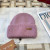Loro Piana Women's Cashmere Beanie with Storm System in orchid pink