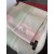 Loro Piana Women's Checked Fringed Cashmere Scarf in pink and beige